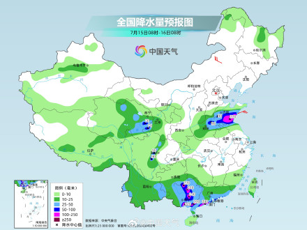 东北降雨明显减少减弱 黄淮华南等地雨势较强 东北降雨明显减少减弱 黄淮华南等地雨势较强