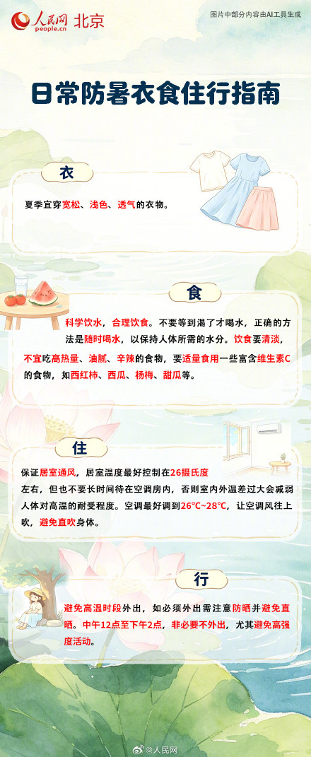 收藏!超实用的三伏健康小知识 收藏!超实用的三伏健康小知识