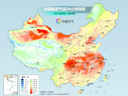 新疆重庆局地气温可超40℃ 江南等地高温持久 新疆重庆局地气温可超40℃ 江南等地高温持久