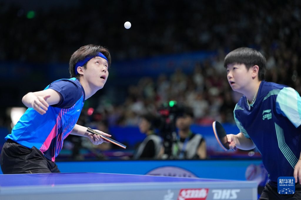 乒乓球全锦赛混双:王楚钦/孙颖莎晋级16强 乒乓球全锦赛混双:王楚钦/孙颖莎晋级16强
