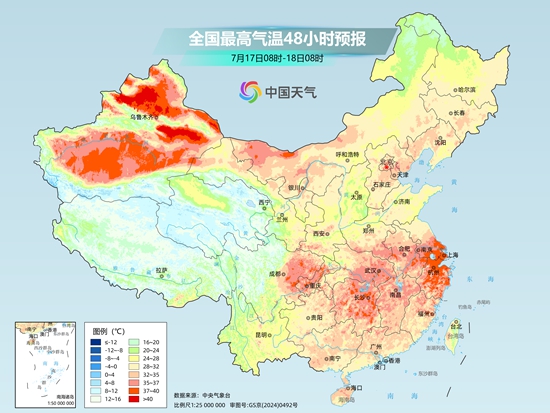 陕西四川盆地等地局地有大暴雨 南方多地暑热昼夜连轴转 陕西四川盆地等地局地有大暴雨 南方多地暑热昼夜连轴转