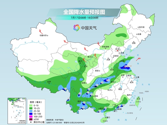 陕西四川盆地等地局地有大暴雨 南方多地暑热昼夜连轴转 陕西四川盆地等地局地有大暴雨 南方多地暑热昼夜连轴转