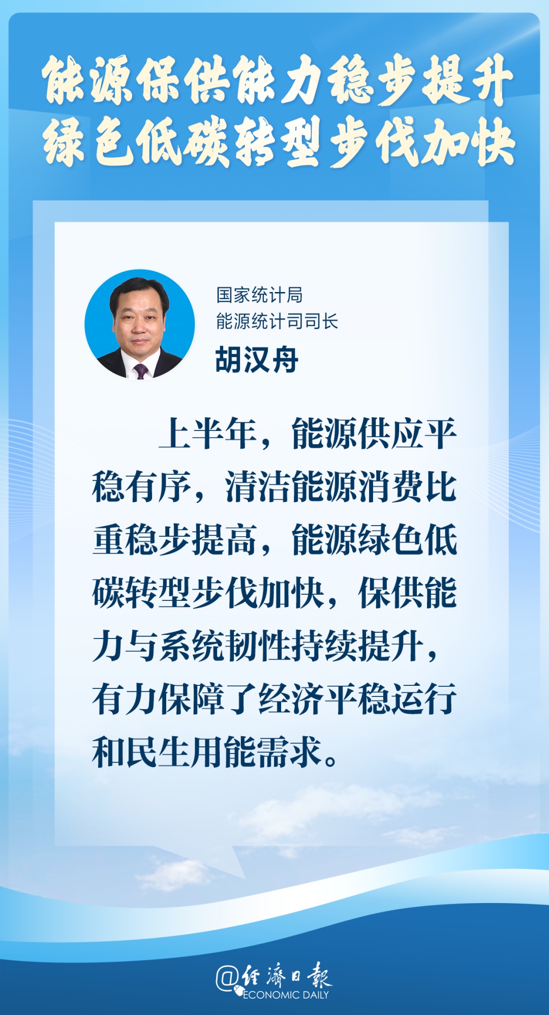 上半年能源保供怎么看?国家统计局能源统计司负责人解读→ 上半年能源保供怎么看?国家统计局能源统计司负责人解读→