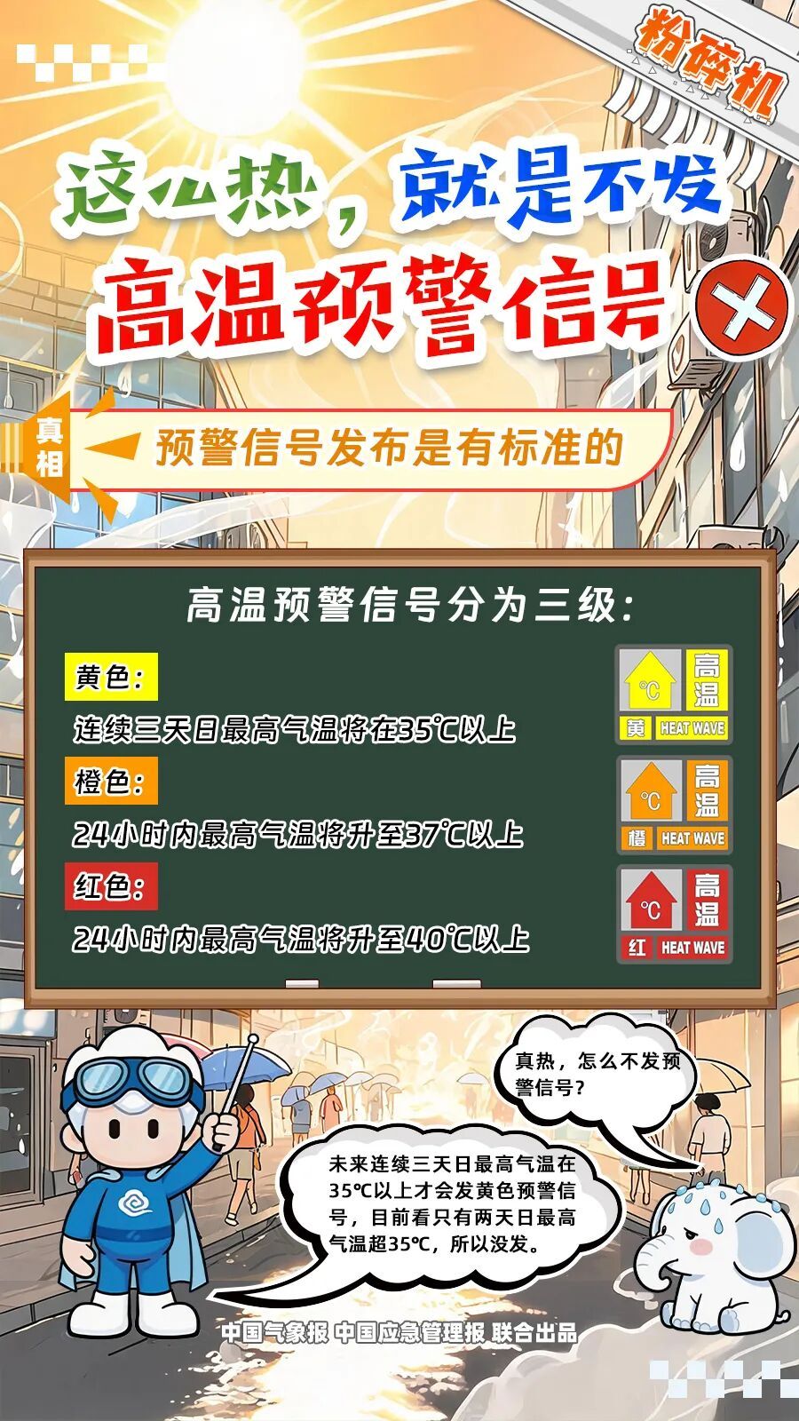 气象台不敢报40℃?权威回应 气象台不敢报40℃?权威回应