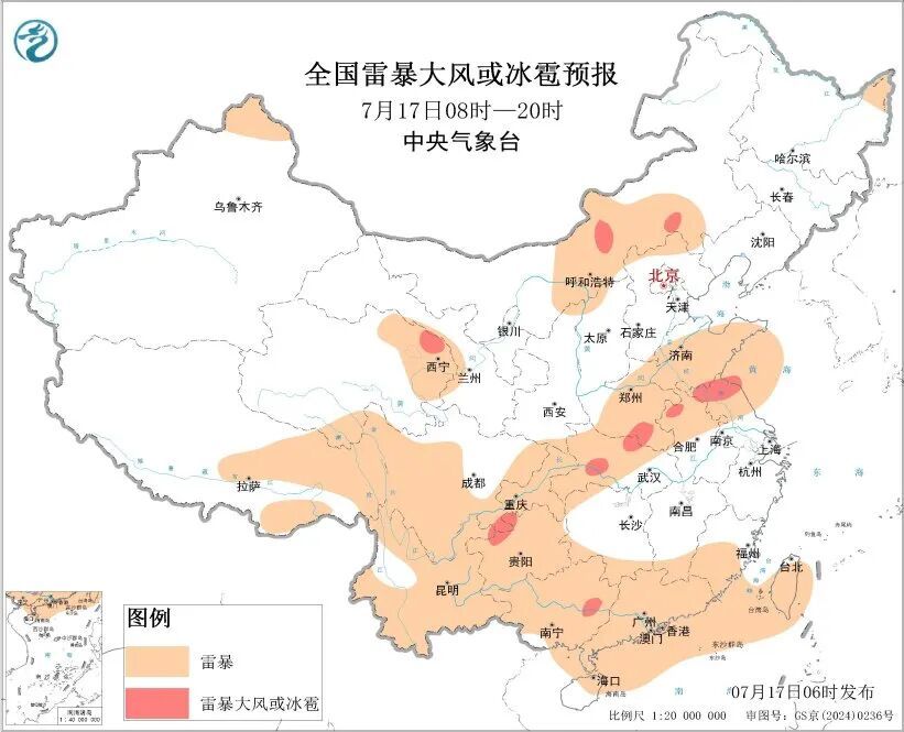 暴雨、强对流预警!中央气象台:四川、重庆、贵州等地有大到暴雨! 暴雨、强对流预警!中央气象台:四川、重庆、贵州等地有大到暴雨!