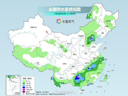 南方雨带明显南压 华北东北再度进入降雨集中期 南方雨带明显南压 华北东北再度进入降雨集中期