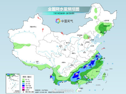 南方雨带明显南压 华北东北再度进入降雨集中期 南方雨带明显南压 华北东北再度进入降雨集中期