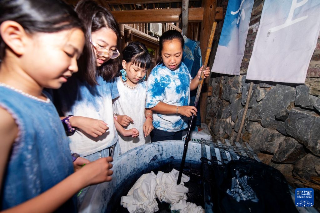 贵州从江:侗寨暑期研学热 贵州从江:侗寨暑期研学热