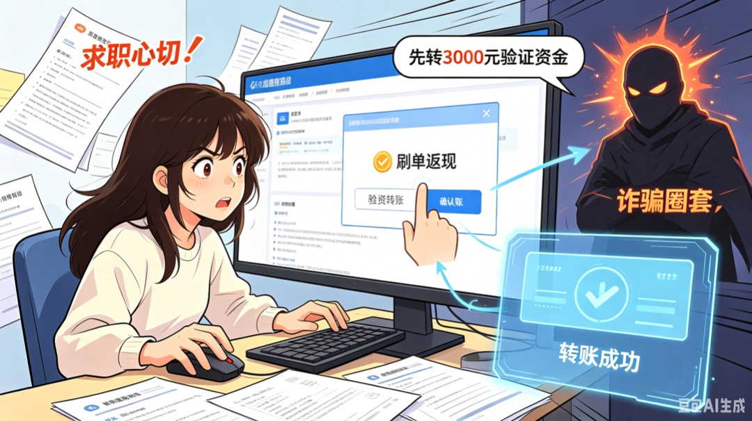 求职先要“验资、刷流水”？假招聘，真骗局