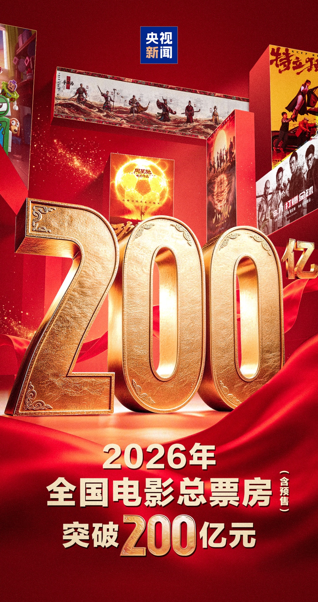 年度票房超200亿!《八仙!》《功夫女足》等影片点燃暑期档 年度票房超200亿!《八仙!》《功夫女足》等影片点燃暑期档