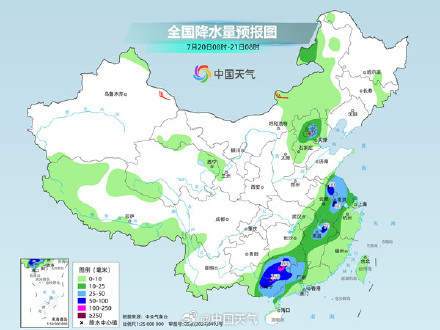 广西至长江中下游一带雨势强 华北东北多雷雨 广西至长江中下游一带雨势强 华北东北多雷雨