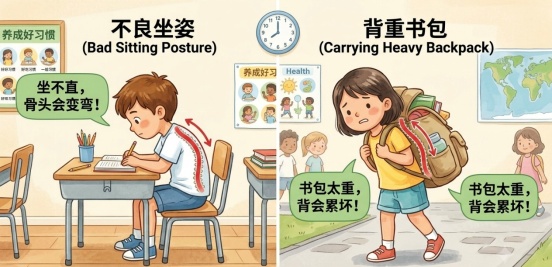 孩子总是歪着坐?当心脊柱“悄悄长歪”!每天10分钟,把健康“拉”回来 孩子总是歪着坐?当心脊柱“悄悄长歪”!每天10分钟,把健康“拉”回来