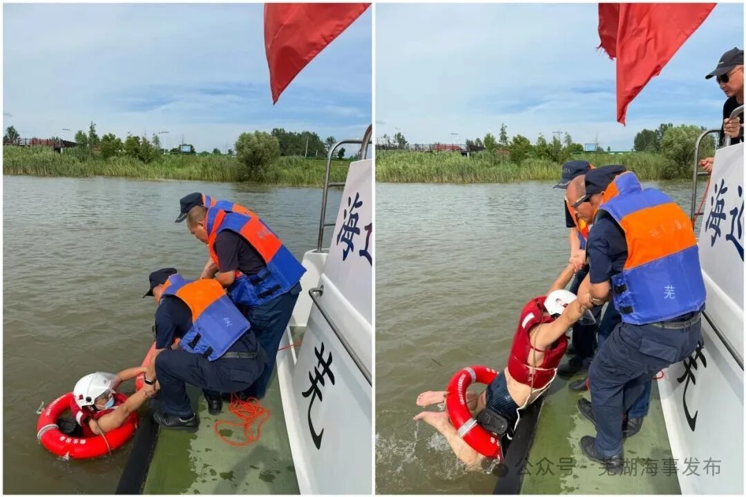 惊险!男子为了降暑长江汛期野泳漂流,海事部门紧急救人 惊险!男子为了降暑长江汛期野泳漂流,海事部门紧急救人
