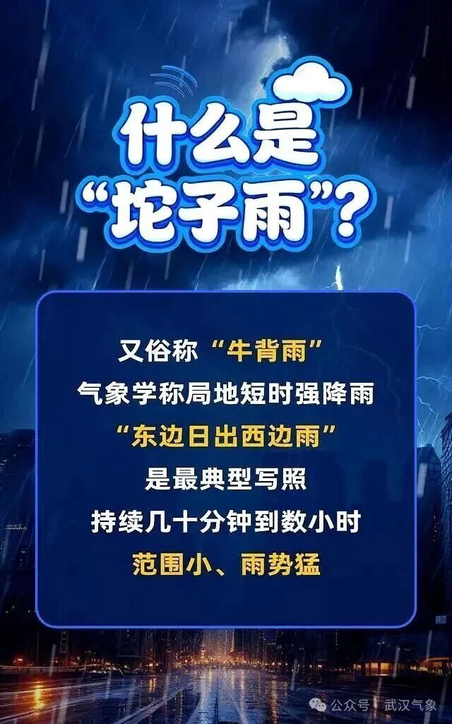 武汉发布强对流预警!局地需警惕“坨子雨” 武汉发布强对流预警!局地需警惕“坨子雨”