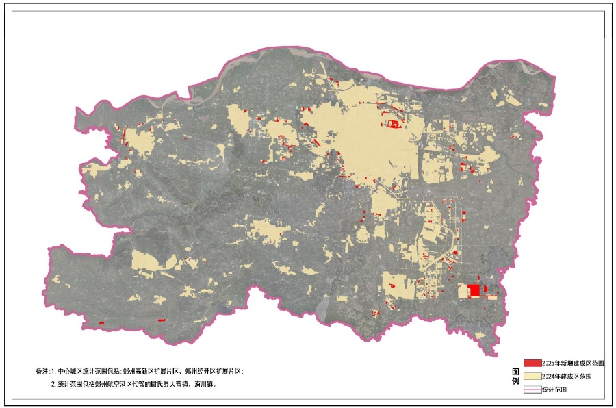 郑州又变大了!建成区面积1454.91平方公里,超过广州 郑州又变大了!建成区面积1454.91平方公里,超过广州