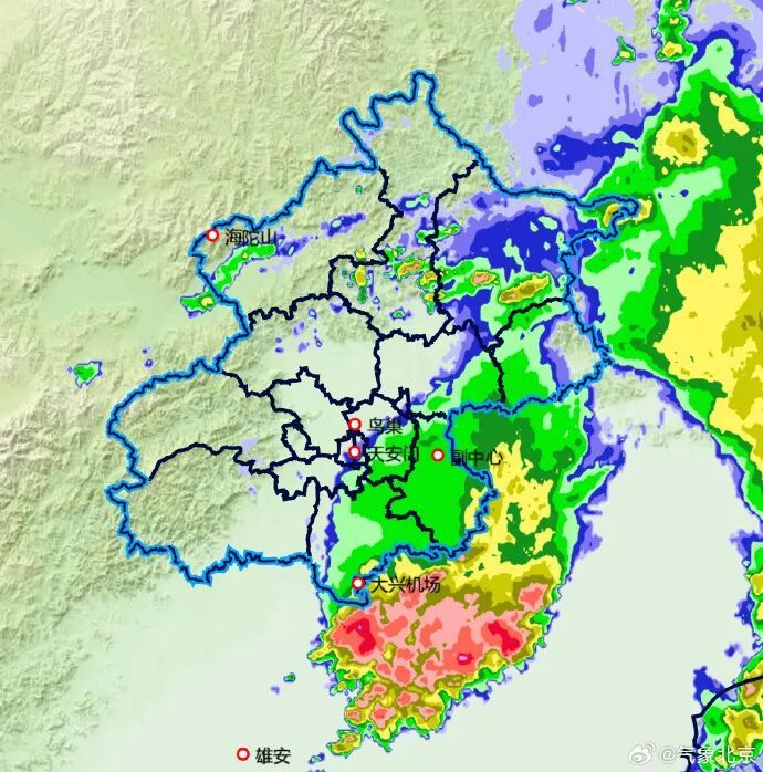 雨没走,北京继续发布雷电黄色预警!今天部分区雷雨明显,伴大风+冰雹! 雨没走,北京继续发布雷电黄色预警!今天部分区雷雨明显,伴大风+冰雹!