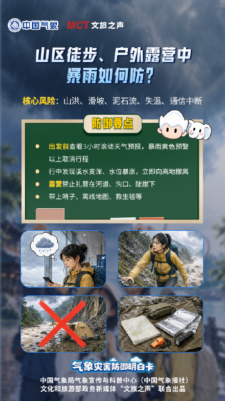 遇上暴雨预警景区与游客如何做
