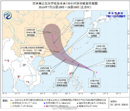 台风红霞24小时内即将生成