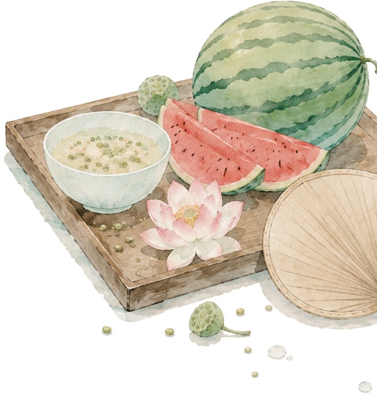 大暑至，暑气盛，您的“养生食谱”已送达！