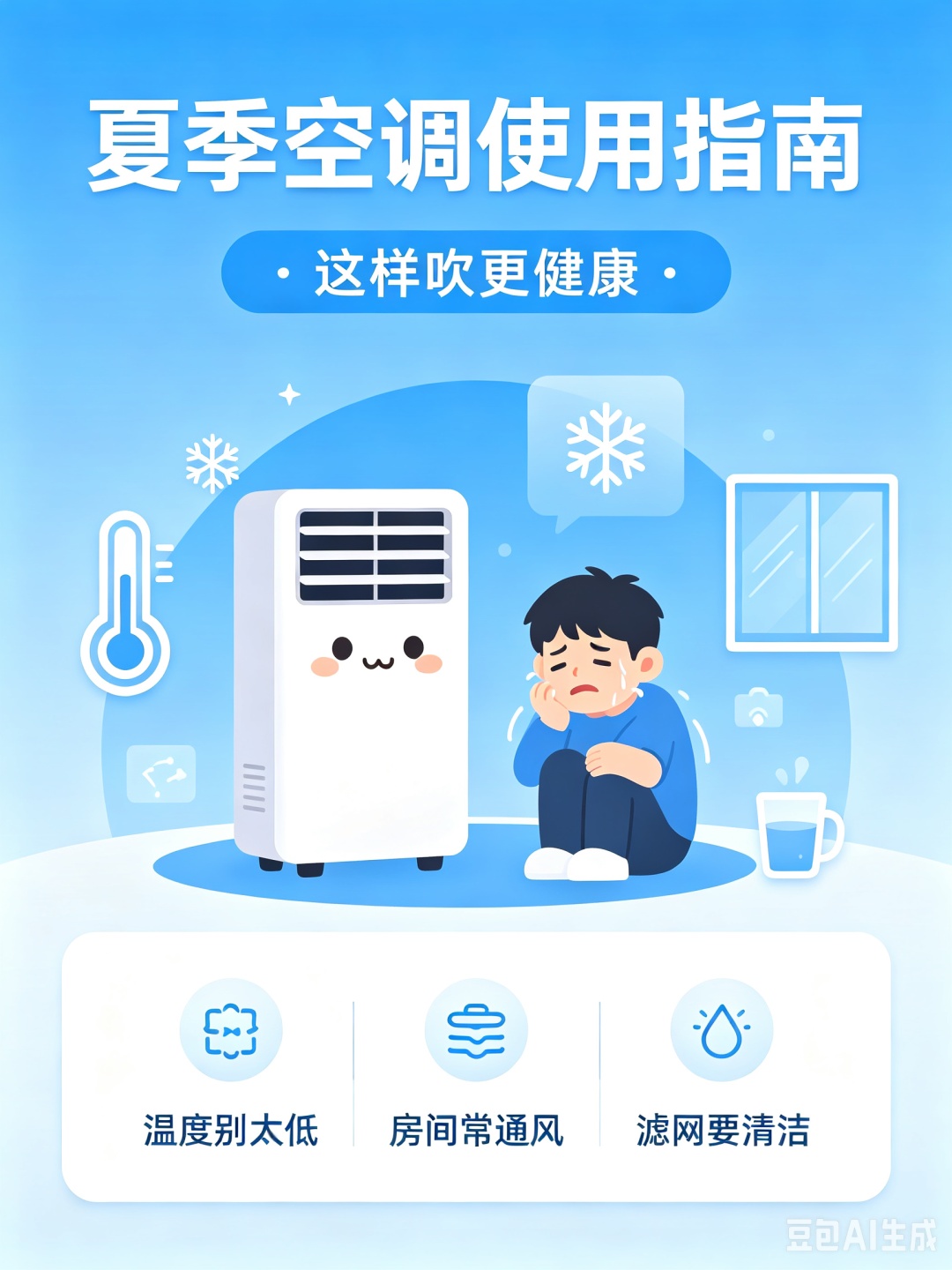 空调病≠感冒,这些情况千万要注意 空调病≠感冒,这些情况千万要注意