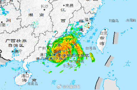 台风红霞在广东惠州登陆了 台风红霞在广东惠州登陆了