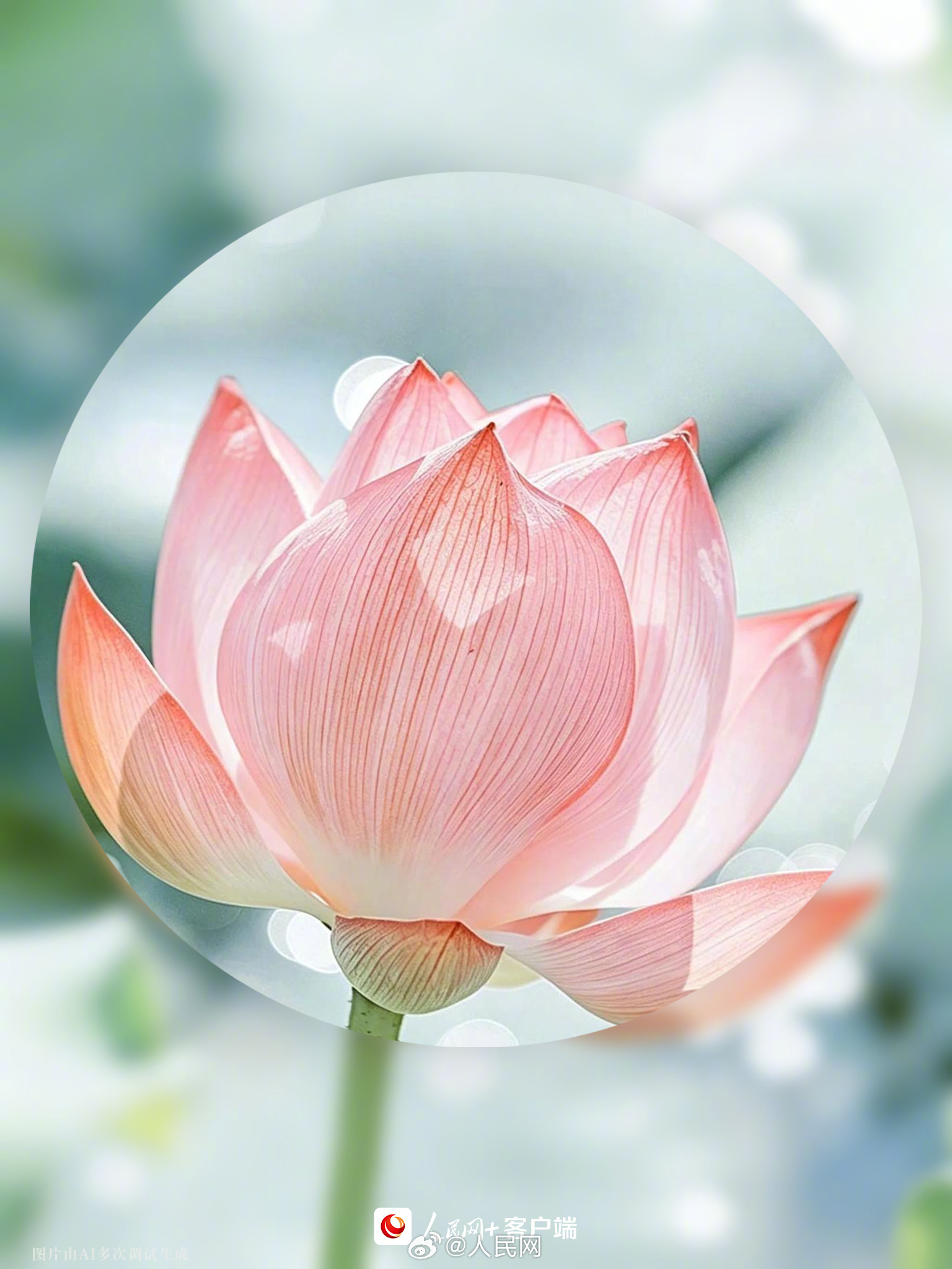 收藏！夏日专属好运莲花头像