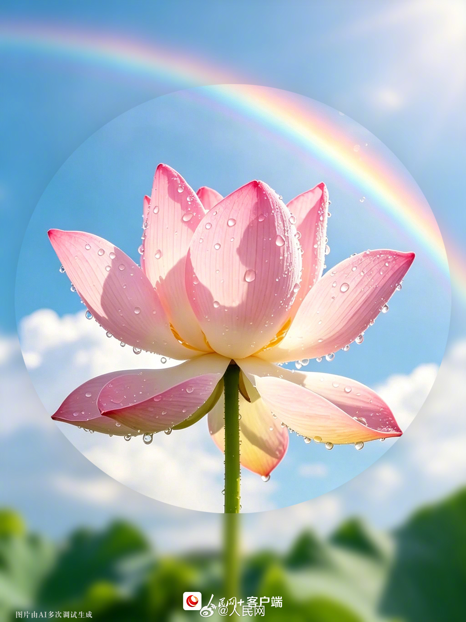 收藏！夏日专属好运莲花头像