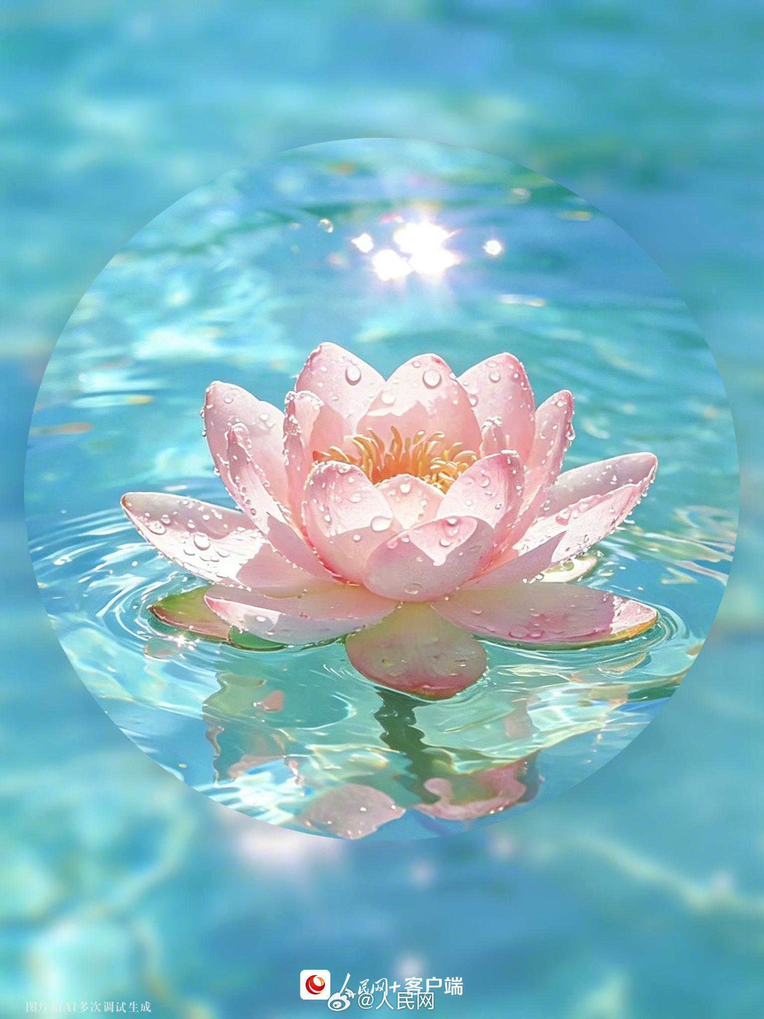 收藏！夏日专属好运莲花头像