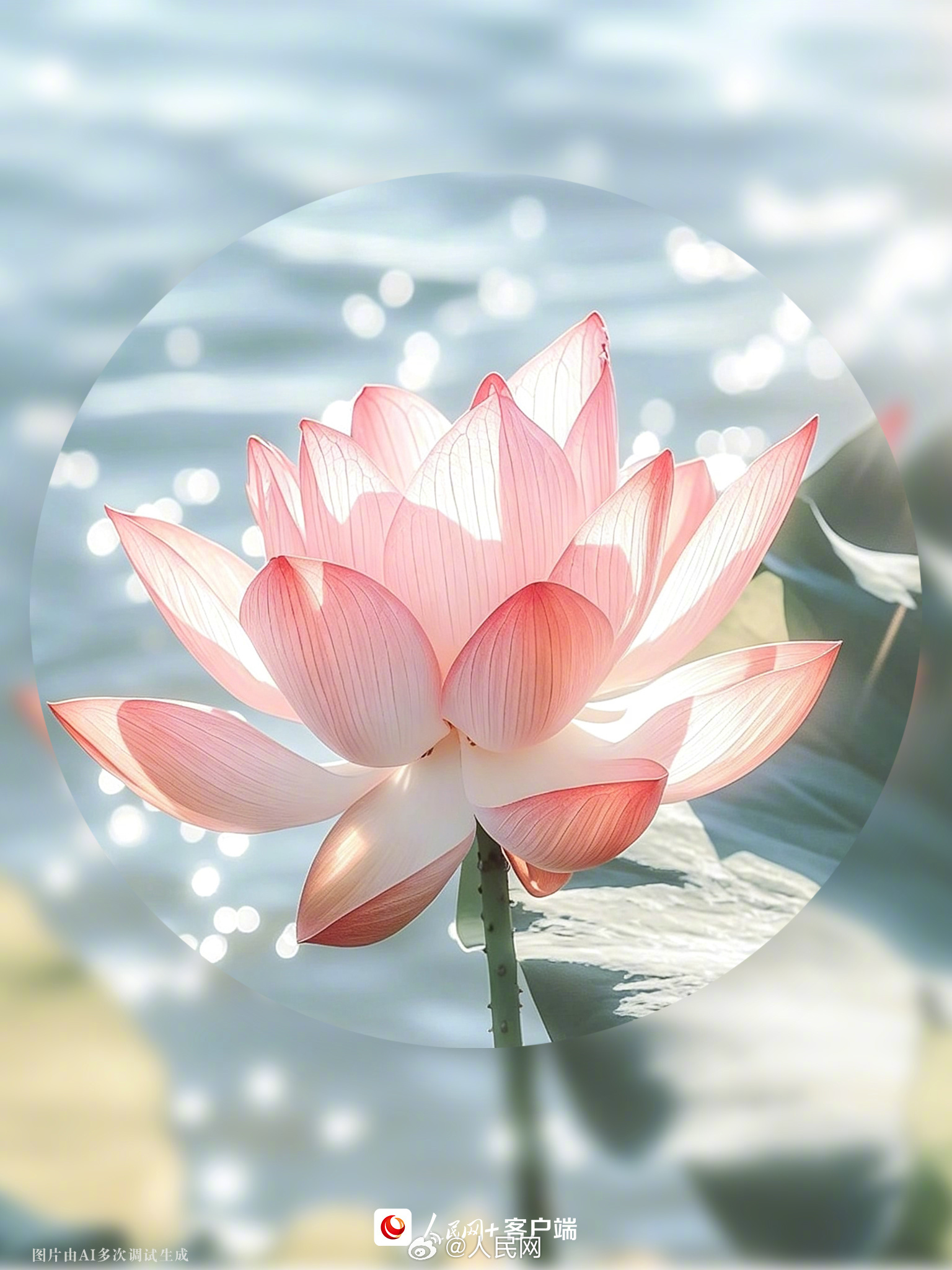 收藏！夏日专属好运莲花头像