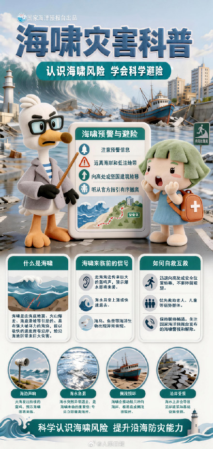 海啸预警中心回应日本地震影响