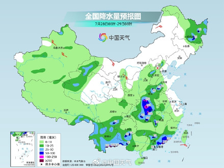 广东湖北河南等地多强降雨 南北方将现大范围桑拿天