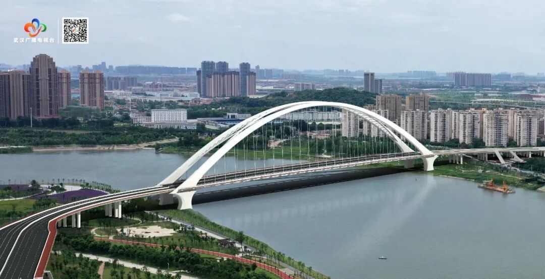 江汉十桥主桥今日贯通！预计明年7月通车