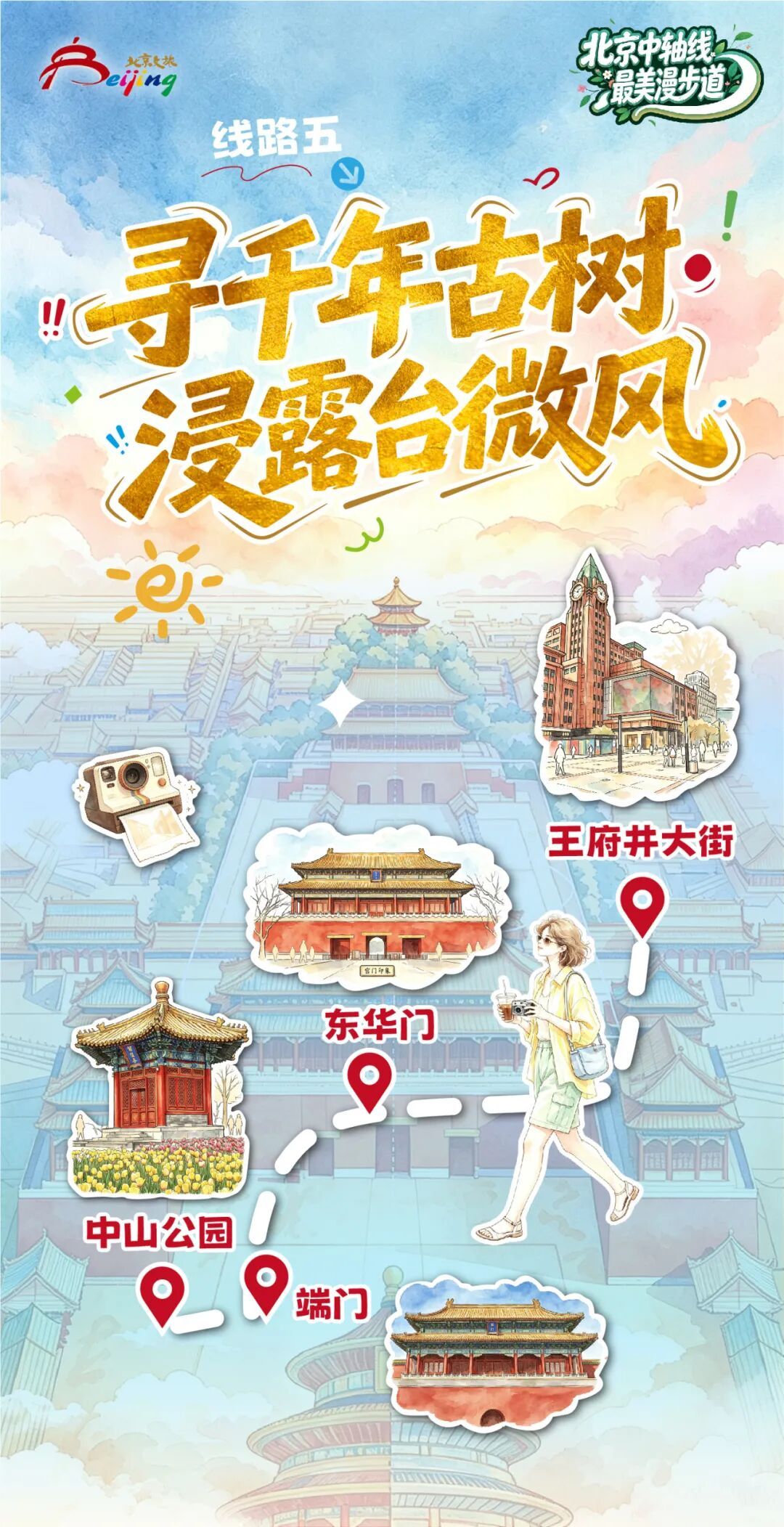 一轴贯古今，漫步读京城 10条“北京中轴线最美漫步道”主题线路