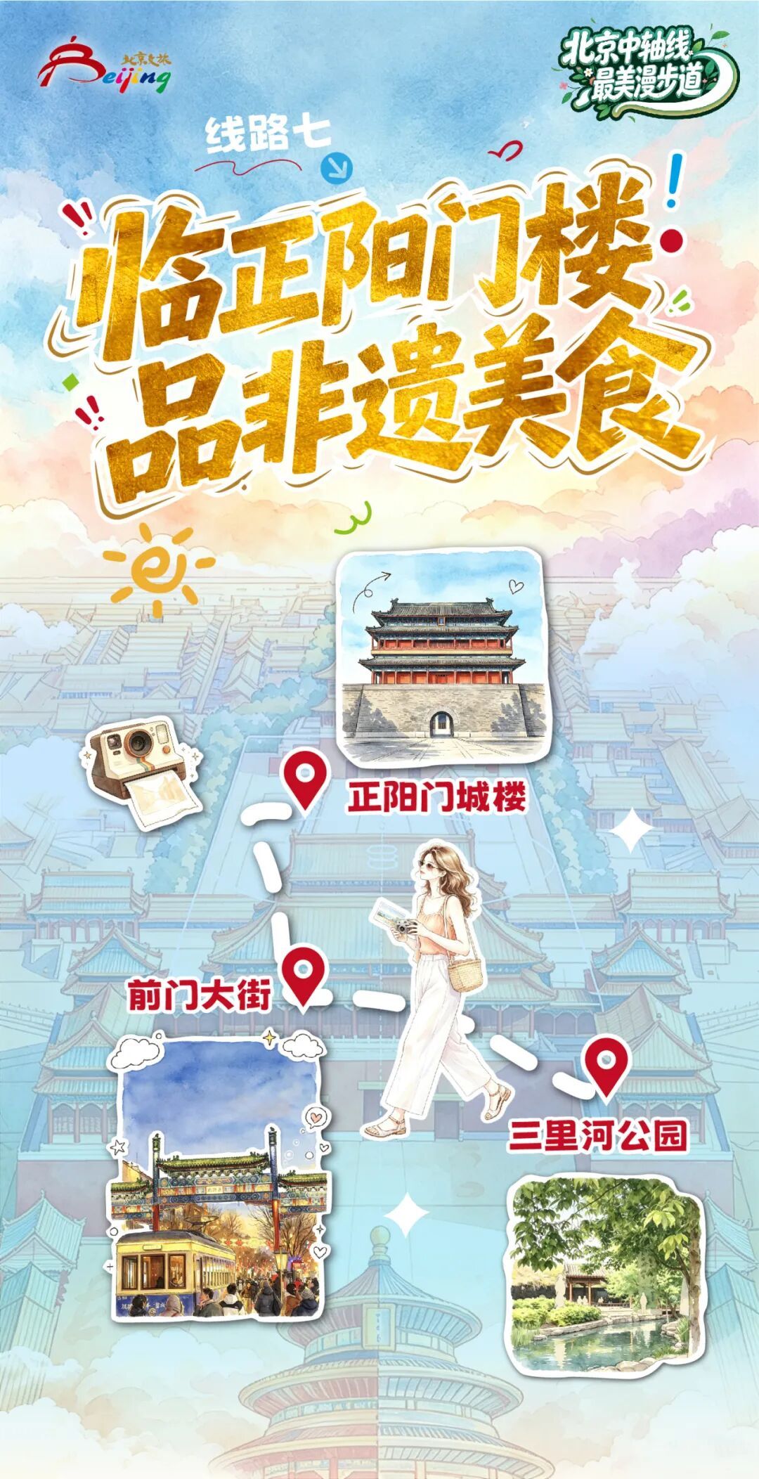 一轴贯古今，漫步读京城 10条“北京中轴线最美漫步道”主题线路
