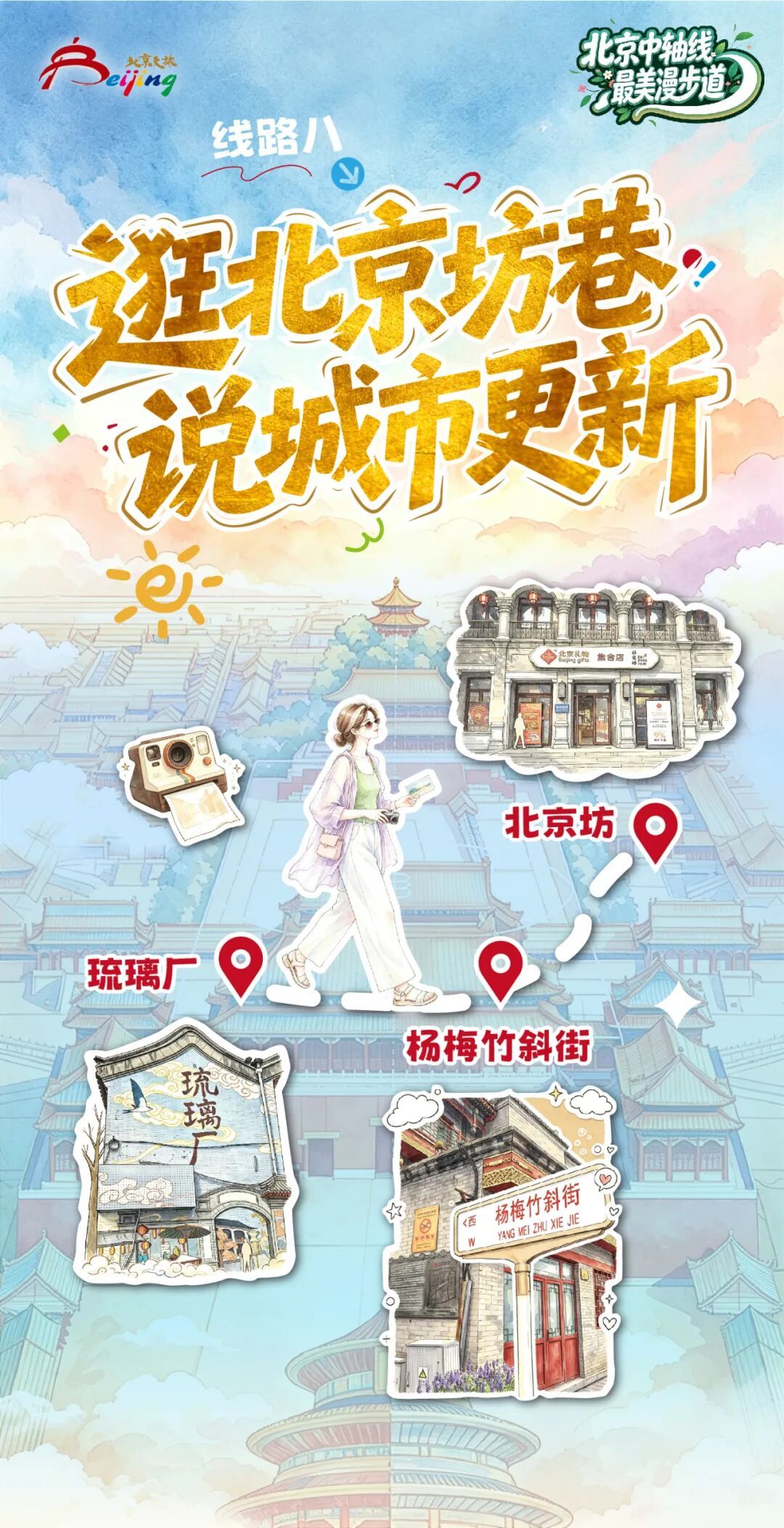 一轴贯古今，漫步读京城 10条“北京中轴线最美漫步道”主题线路