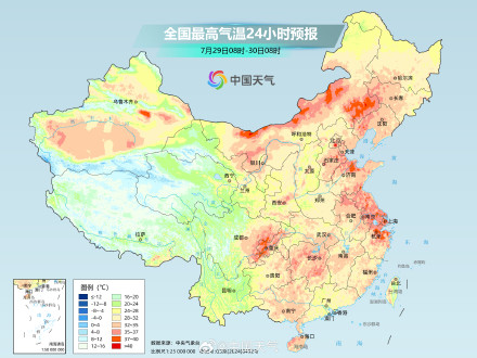 中东部大范围桑拿天持续 东北等地热到同期少见