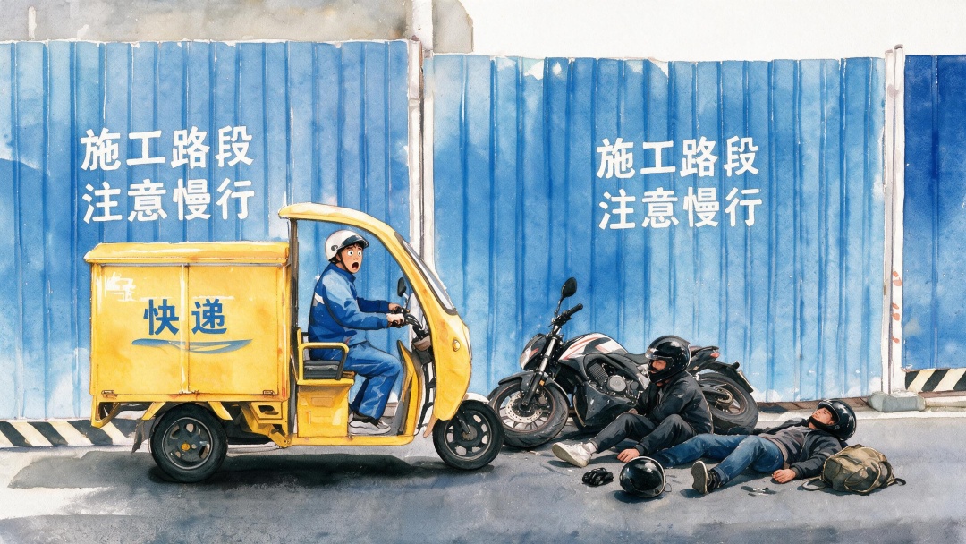 派件途中撞到人负全责，公司能向快递员索赔吗？