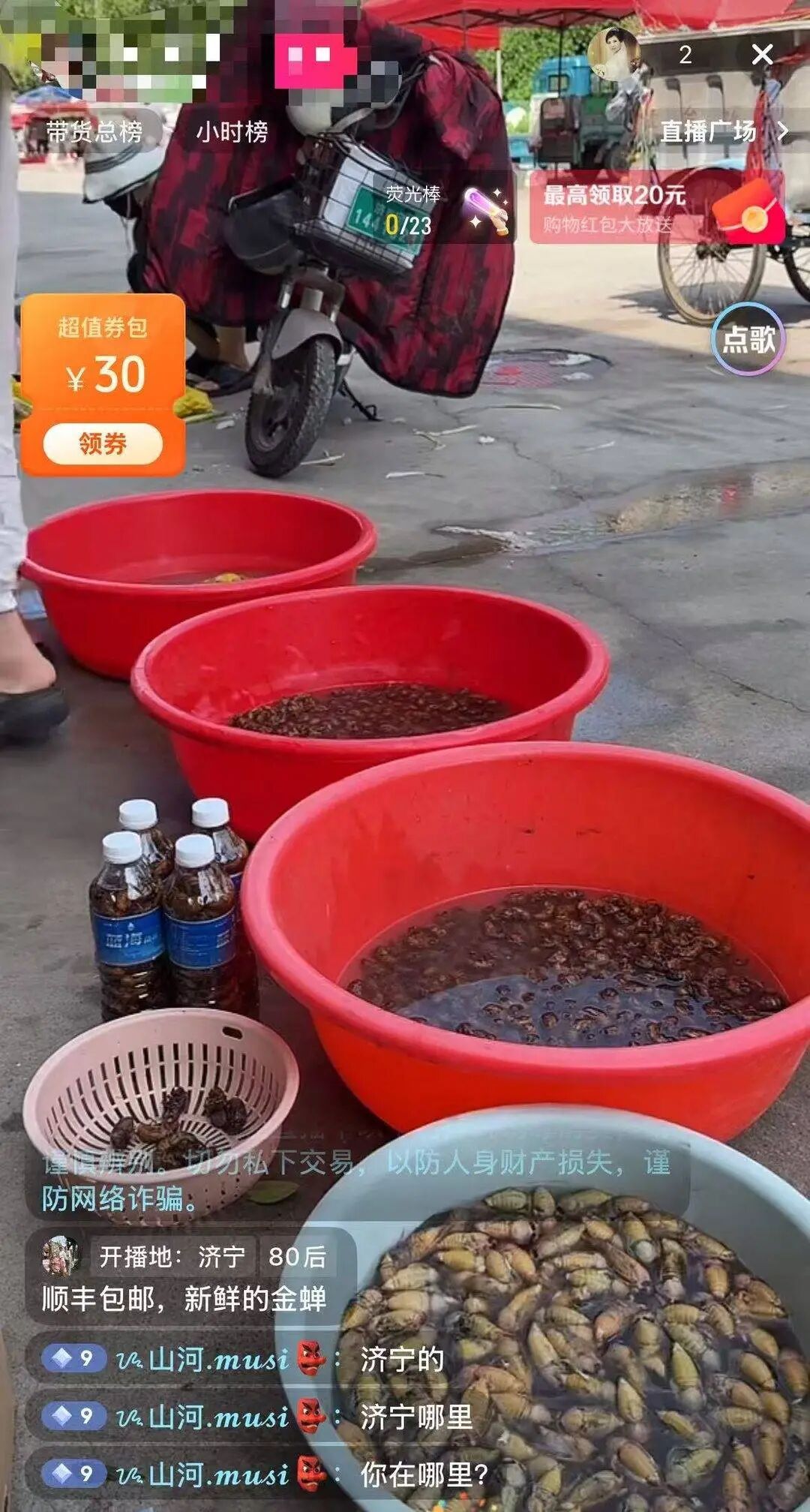 成都“捕蝉大军”每晚打手电钻树林，有人赚了一千多元，目前收购价每斤150到200元，专家提醒