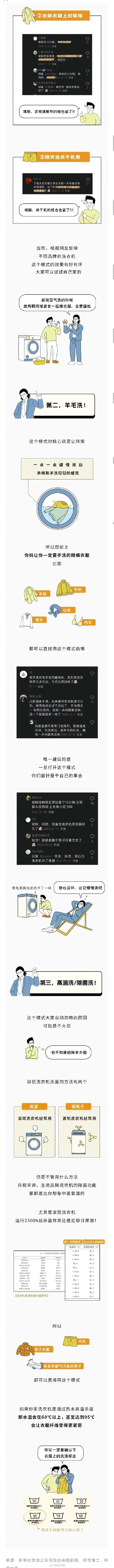 你家洗衣机模式用对了吗