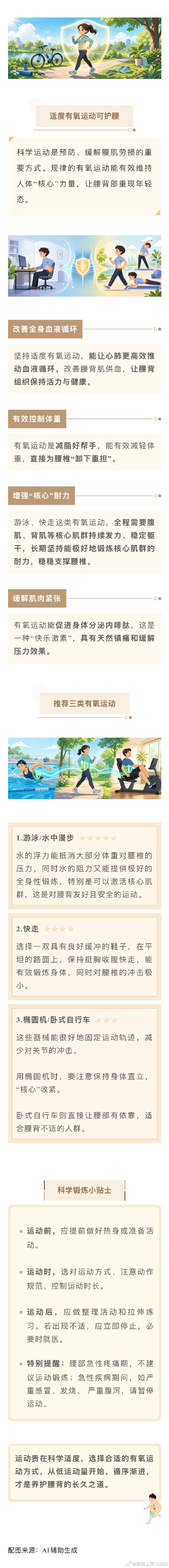 坚持有氧运动能护腰？到底怎么练，骨科专家详解来啦！