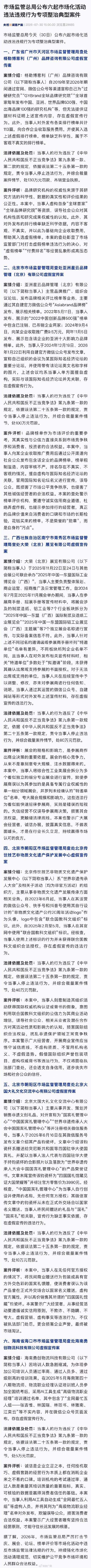 市场监管总局公布六起市场化活动违法违规行为专项整治典型案件