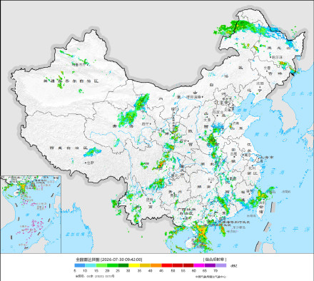 雨水兵分三路 &nbsp;四川盆地至黄淮及华南内蒙古等地有较强降水