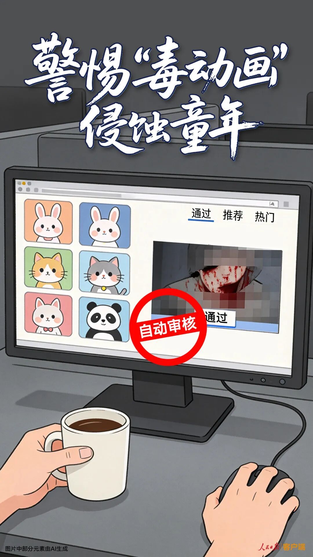 警惕！“毒动画”正在侵蚀孩子身心
