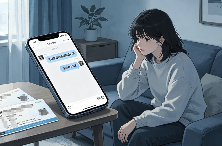 通过“内部人员”代退演唱会门票，结果一扫码就跳转花呗支付，杭州女子被骗4万多