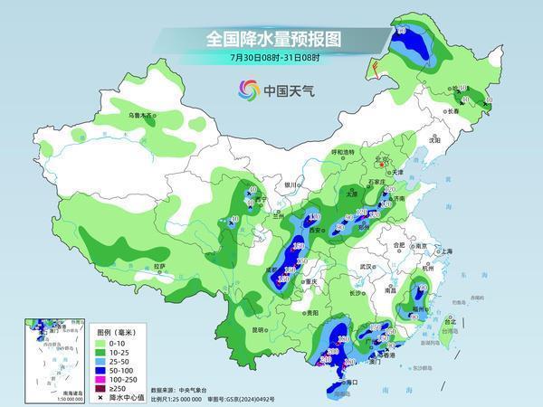 全国大范围降雨持续 南方多地昼夜连轴热 全国大范围降雨持续 南方多地昼夜连轴热