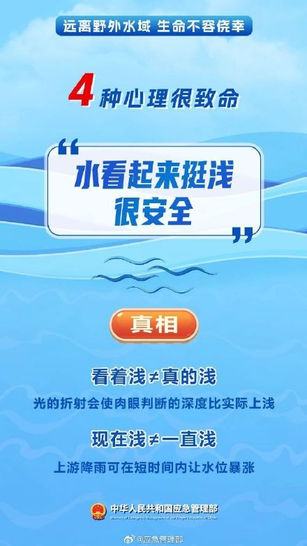 野外水域的隐藏风险有多大? 别拿生命去试探
