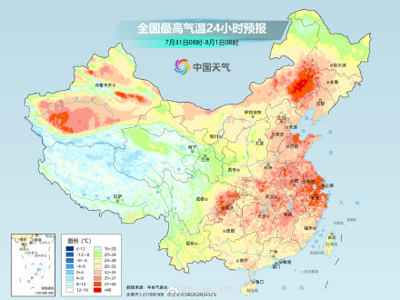 南北方暑热升级 中东部大范围高温桑拿天持续
