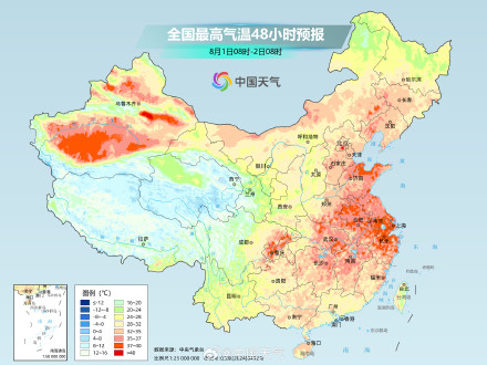 南北方暑热升级 中东部大范围高温桑拿天持续