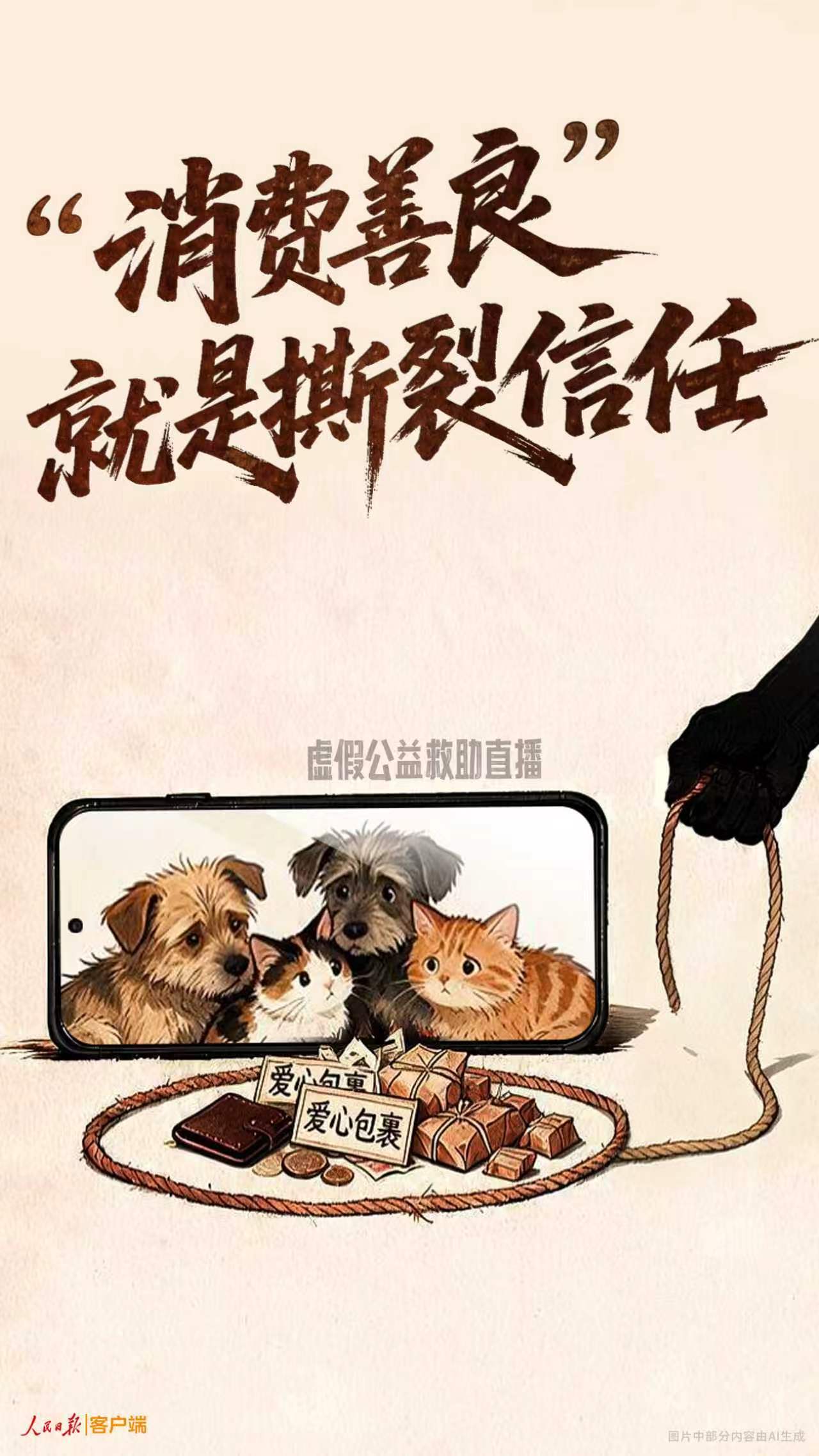 “消费善良”就是撕裂信任 “消费善良”就是撕裂信任
