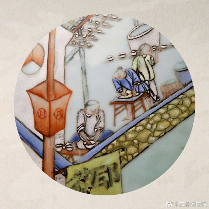 看！故宫藏品里画了景德镇